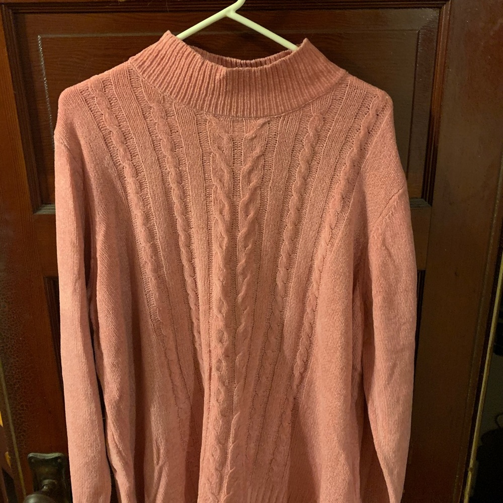Heavier weight velour sweater